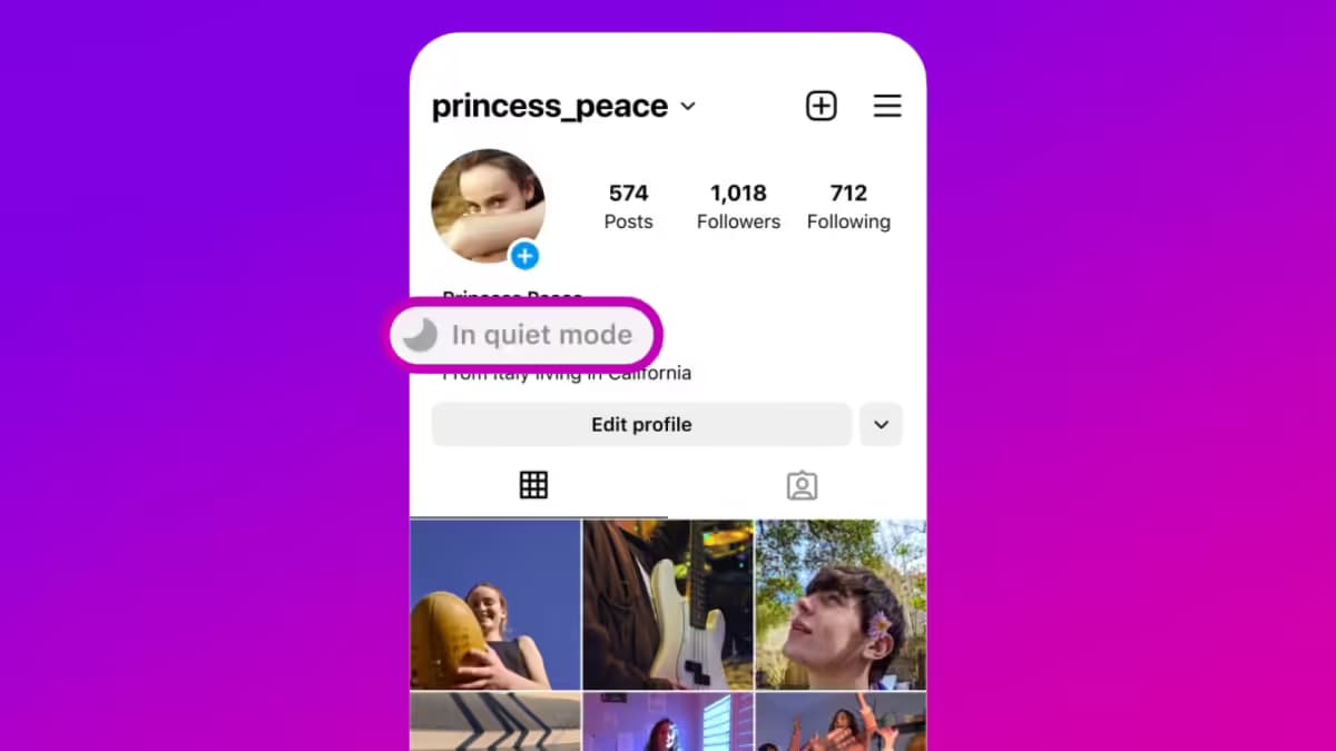 quiet mode instagram