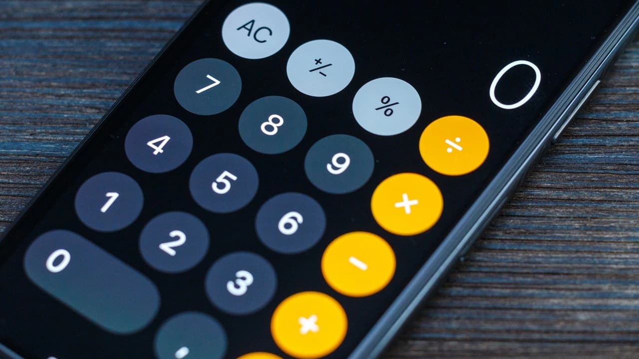 Calculator on iPhone