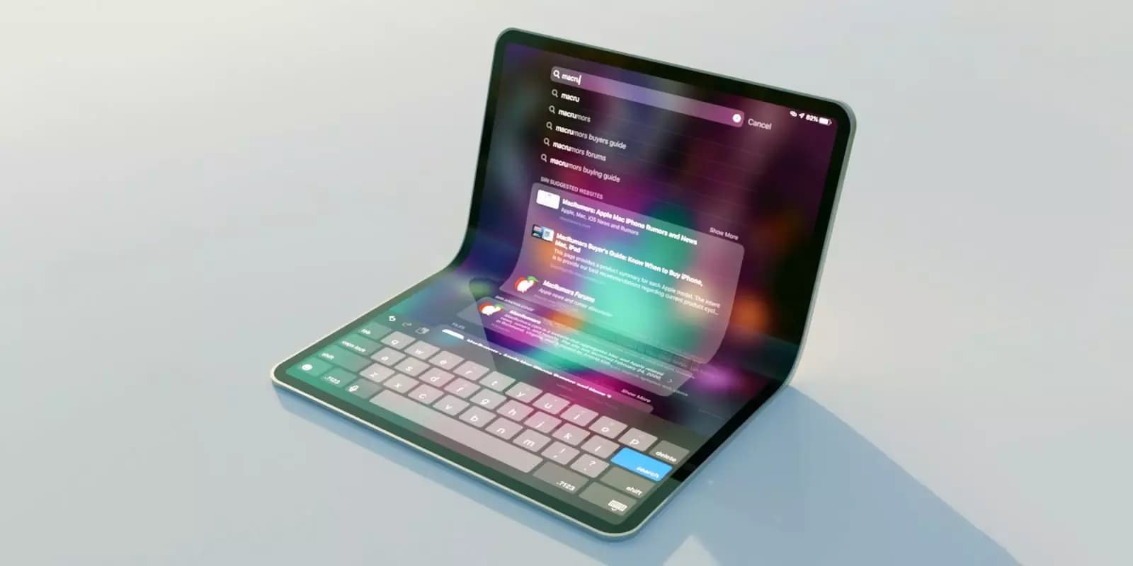 apple foldable laptop
