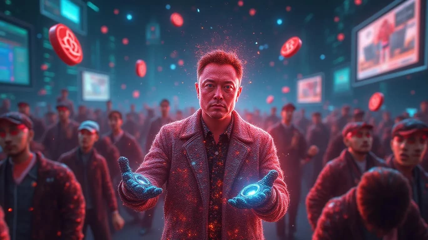 Changing the username of Elon Musk on the memecoins market