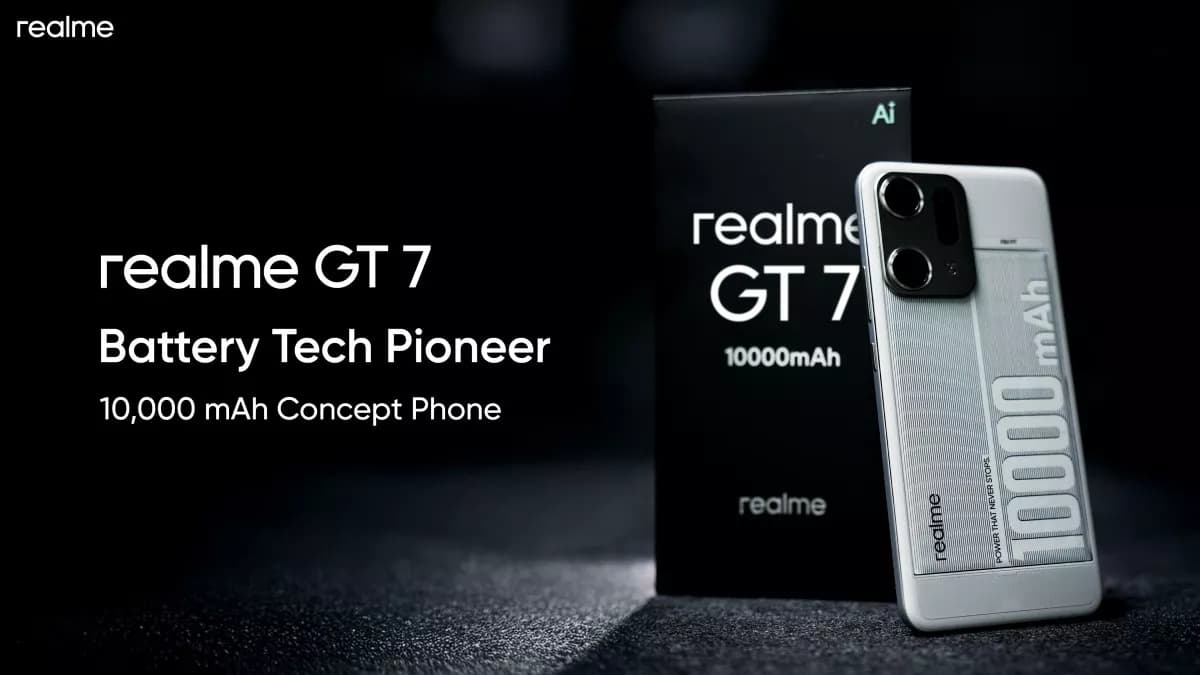 Realme Shows Off Prototype Phone With 10000Mah Battery
