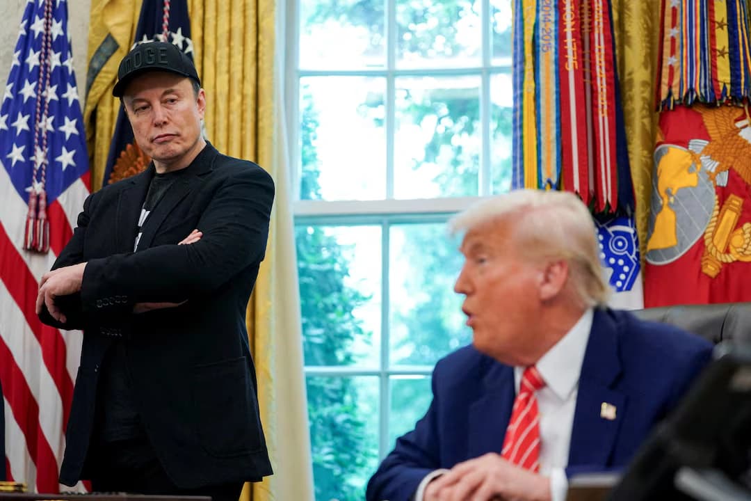 Trump Musk Spat