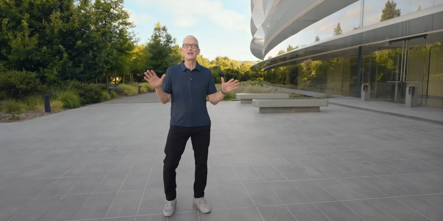 Tim Cook Apple Park
