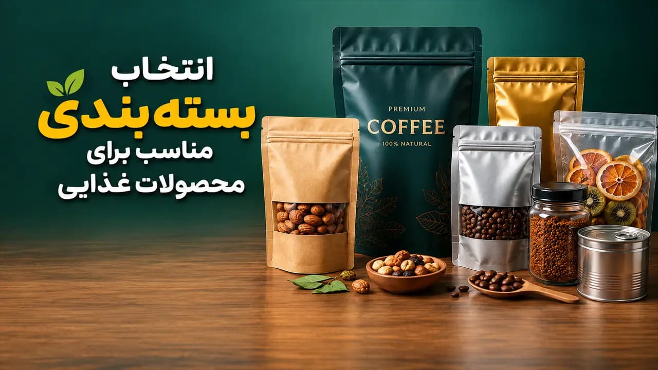انتخاب بسته بندی مناسب برای محصولات غذایی