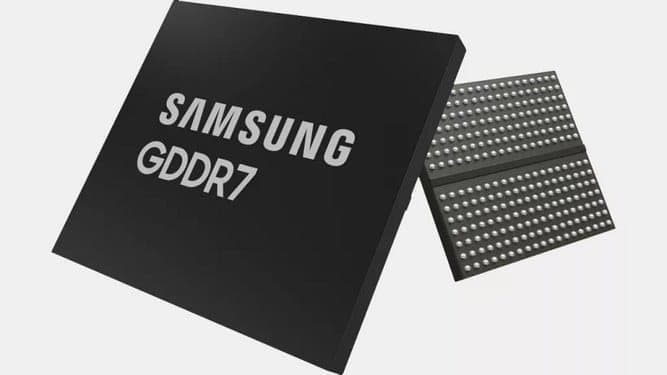 کمپانی سامسونگ از حافظههای GDDR7 خود رونمایی کرده است