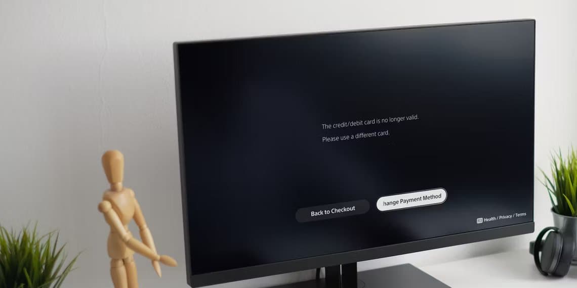 نحوه رفع خطای «کارت اعتباریدبیت دیگر معتبر نیست» در PS5