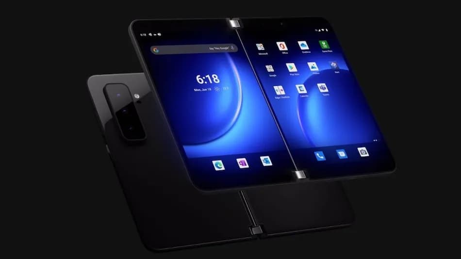 طراحی گوشی مایکروسافت Surface Duo 3 لو رفت