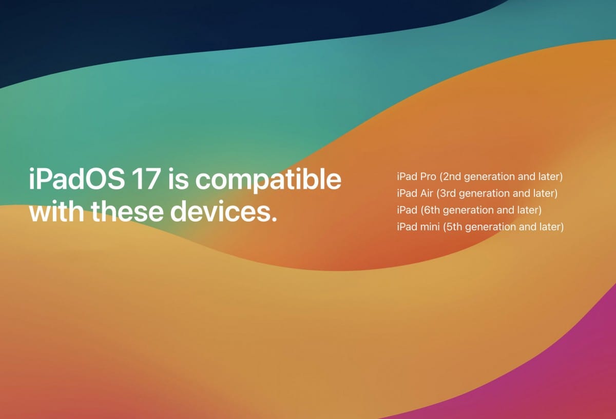 iOS 17 and iPadOS 17 are available on compatible phones and tablets