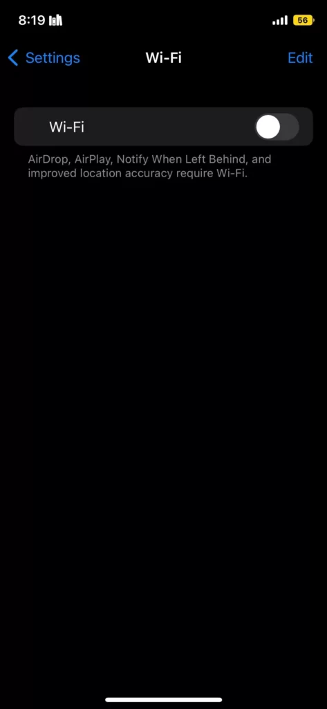 Go Offline Before Reading the Message