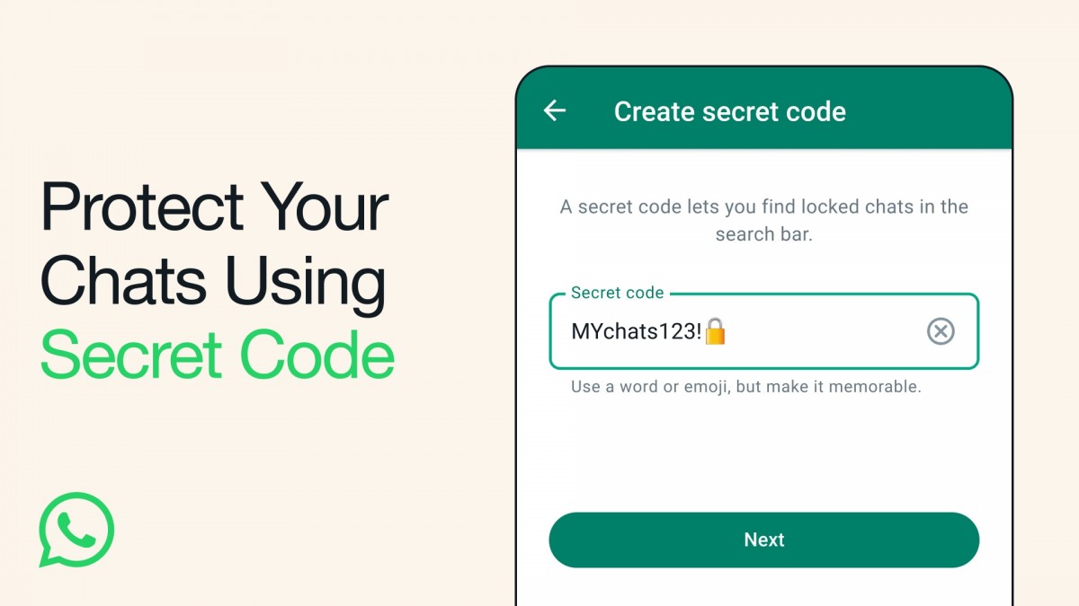 How to activate the Secret Code of WhatsApp chats