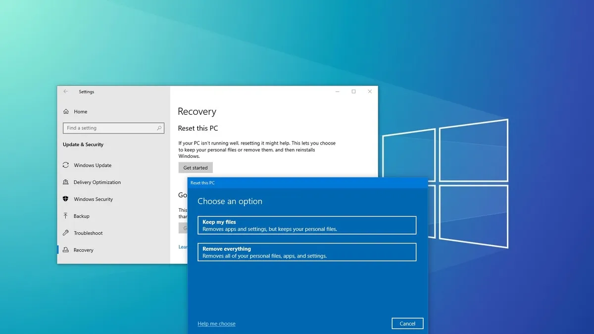How to Factory Reset Windows 10 