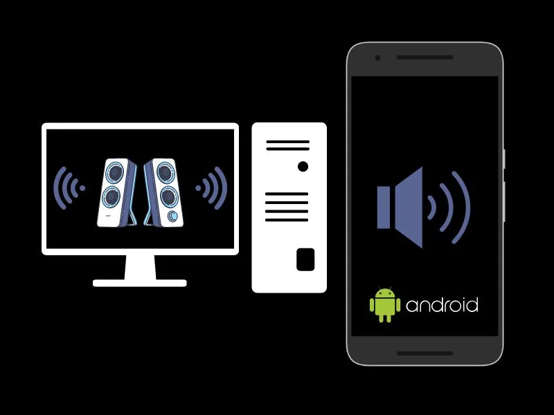 How to use an Android mobile phone as a speaker in Windows