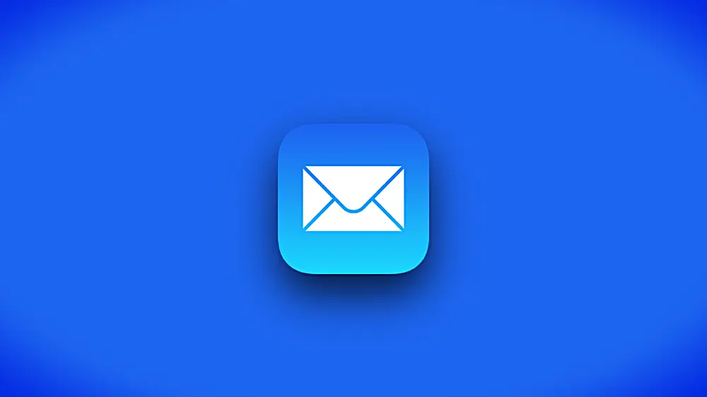 email app on iPhone
