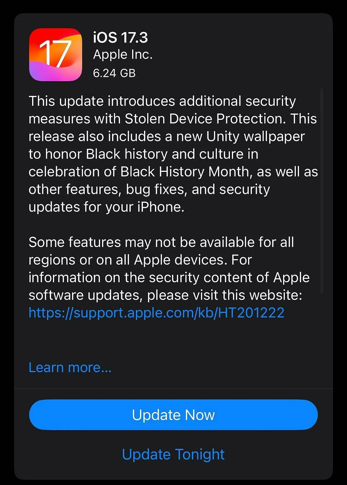 iOS 17.3 با محافظت از دستگاه سرقت شده منتشر شد