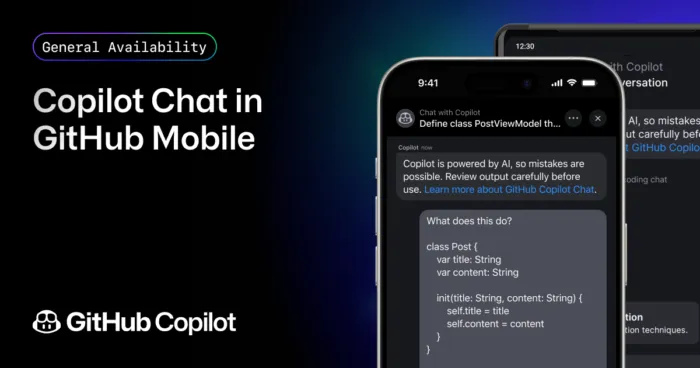 GitHub Copilot Chat اکنون در تلفن همراه در دسترس است