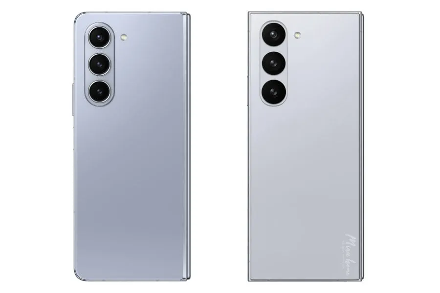 جدیدترین تصویر گلکسی زد فولد 6 در مقایسه با زد فولد 5 منتشر شد