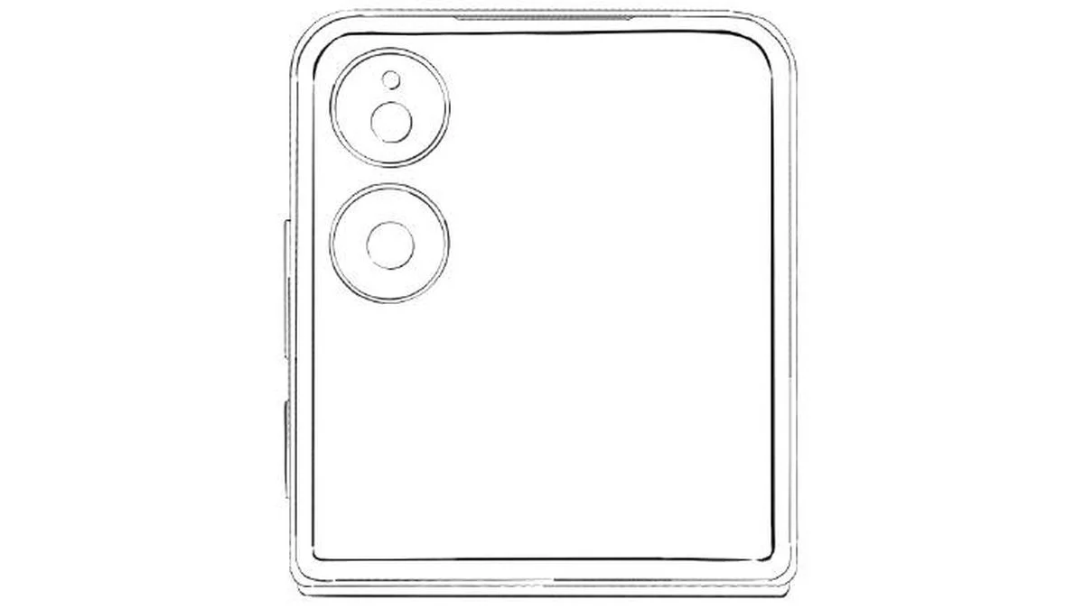 تصویر شماتیکی شیائومی میکس فلیپ لو رفت