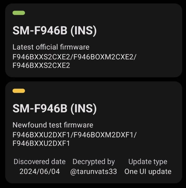 گلکسی زد فلیپ و فولد 6 با OneUI 6.1.1 همراه می شوند