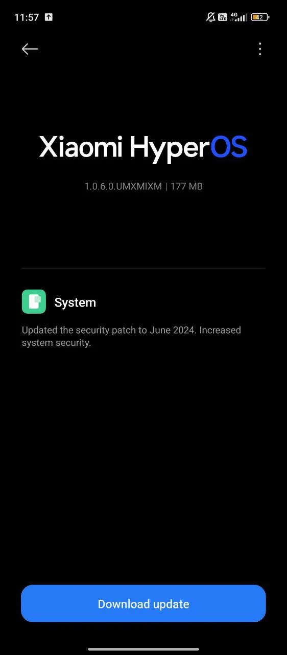 گوشی ردمی 12 آپدیت امنیتی ژوئن 2024 را دریافت کرد