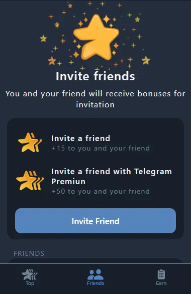سیستم رفرال و اسکواد در میجر Telegram game Major