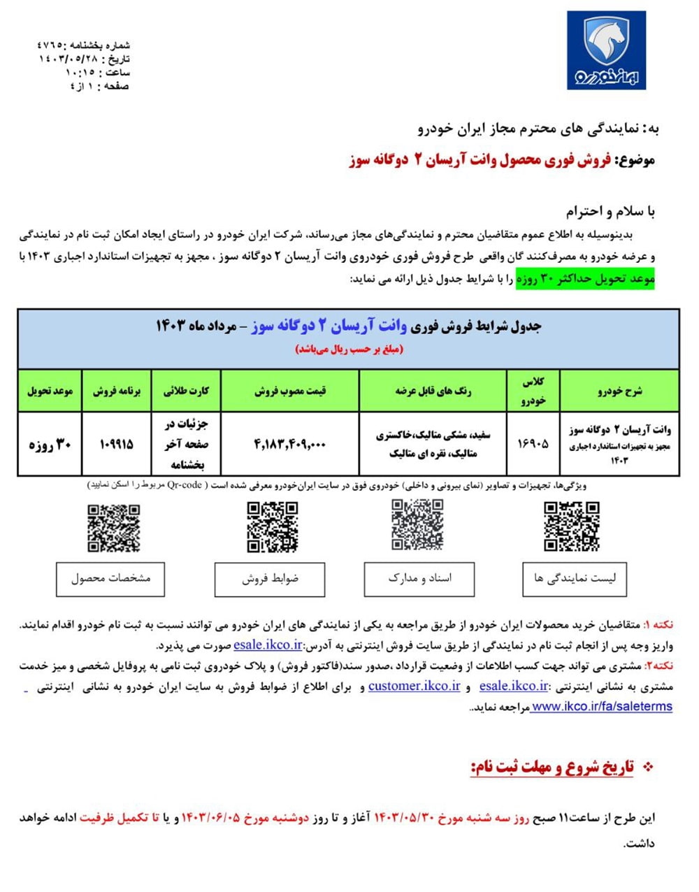 طرح جدید فروش فوری وانت آریسان 2 توسط ایران خودرو: شرایط و قیمت
