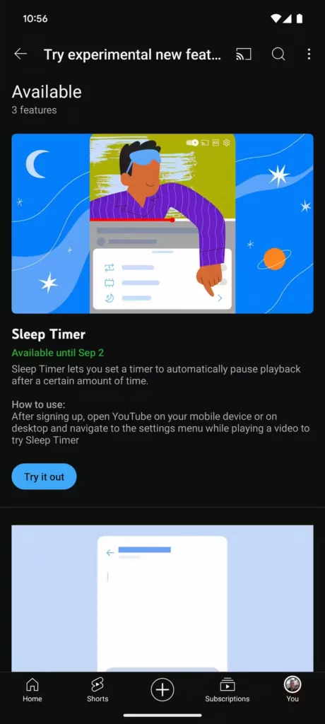 youtube-premium-sleep-timer-videos