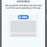Digital Wellbeing screen time reminders