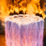 SpaceX's Super Heavy launch during the fifth test flight of the Starship.