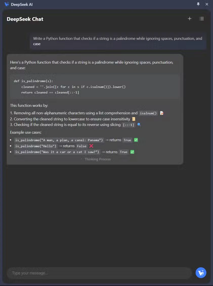 DeepSeek AI از SupaEasy