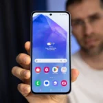 گوشی Galaxy A55 بتا One UI 7 را دریافت کرد