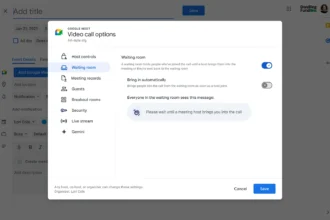 Google Meet New Waiting Room