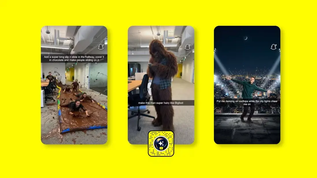 Snapchat Makes Its First Open Prompt Ai Lens