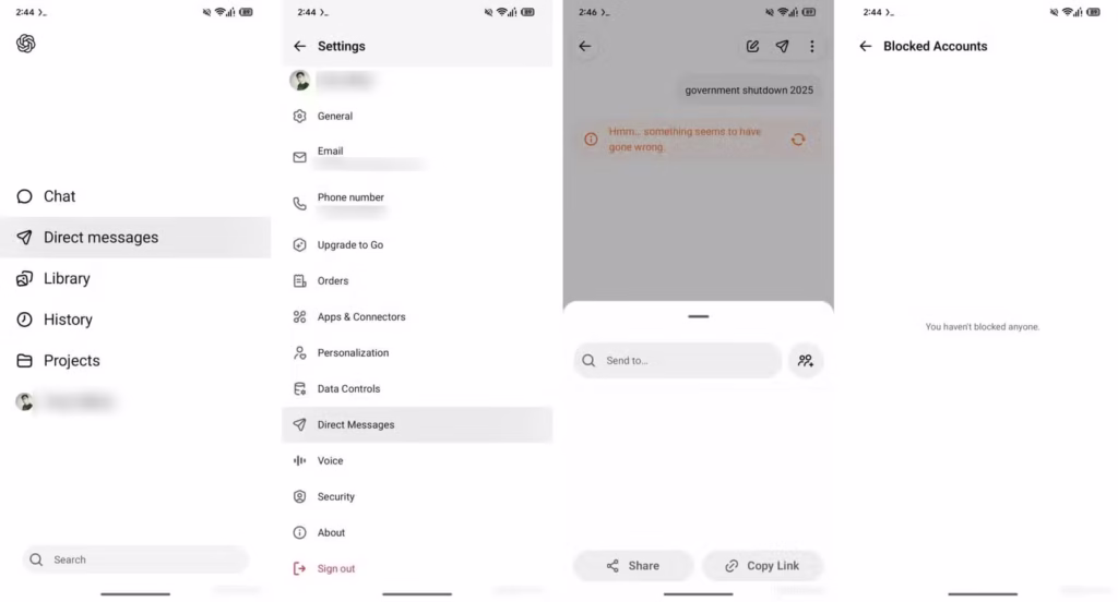 Chatgpt Direct Messaging Feature