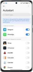 تنظیم مخفی در Hyperos شیائومی