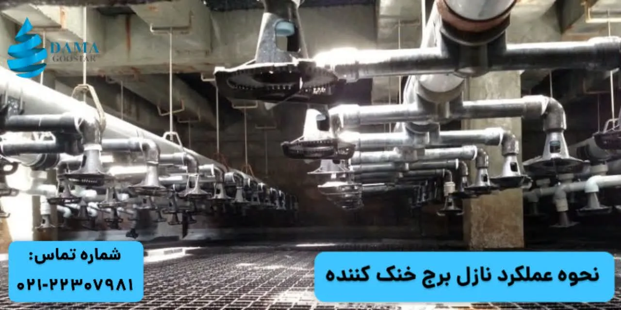 نحوه عملکرد نازل طرح هامون در برج خنک کننده