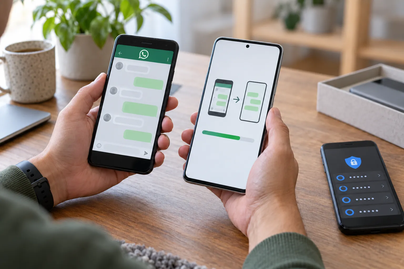 Android Whatsapp App Transfer With Whatsapp Logo